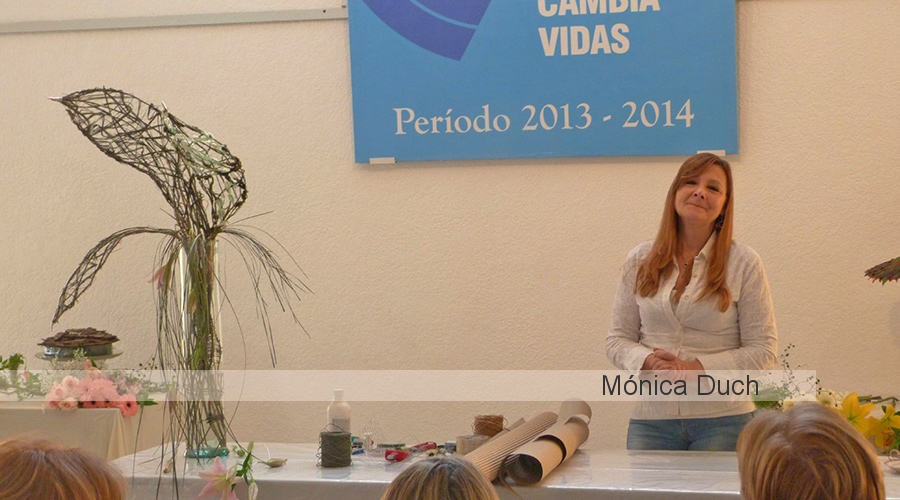 Workshop Internacional de Arte Floral by Monica Duch - DemostraciÃ³n en Uruguay