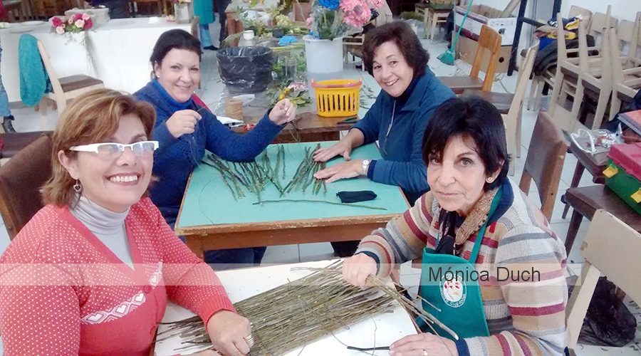 Workshop Internacional de Arte Floral by Monica Duch - DemostraciÃ³n en Uruguay