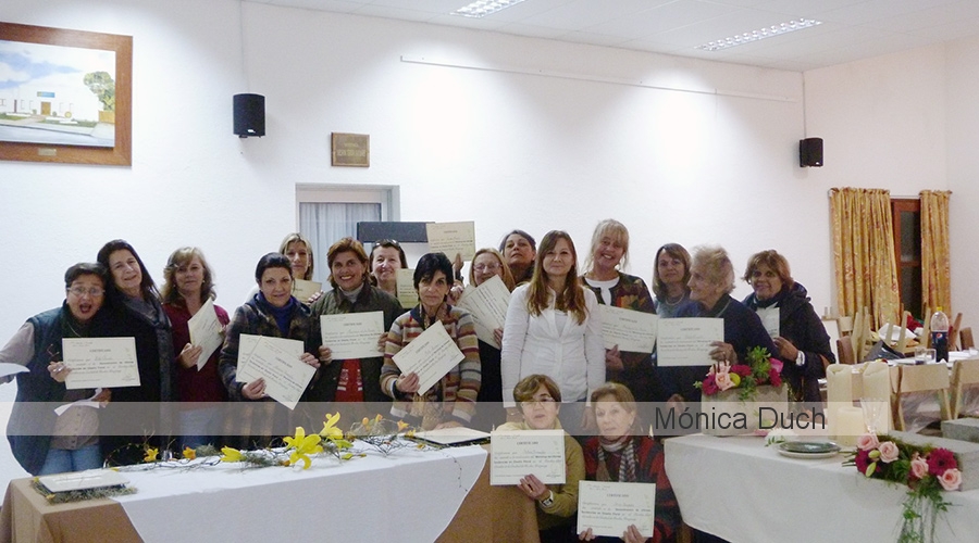 Workshop Internacional de Arte Floral by Monica Duch - DemostraciÃ³n en Uruguay